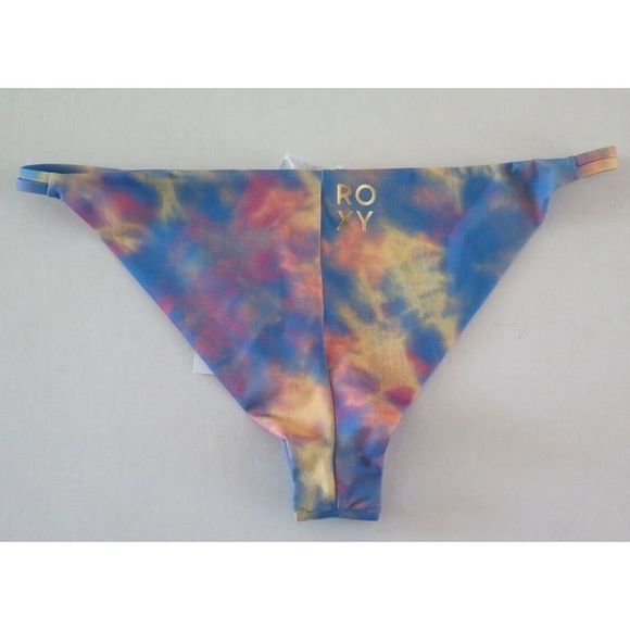 Roxy ERJX404300 Womens Sz L Pale Marigold Tie Dye Pop Surf Cheeky Bikini Bottoms - Picture 2 of 2
